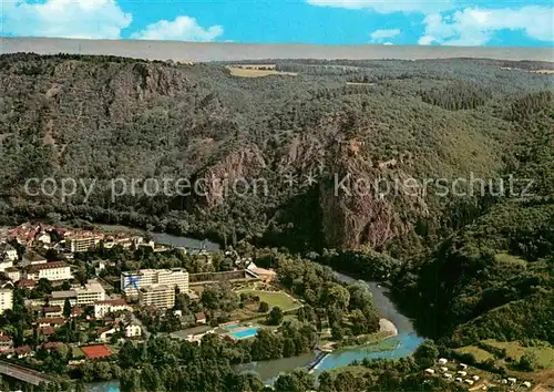 AK / Ansichtskarte Bad Muenster Stein Ebernburg Rheingrafenstein Fliegeraufnahme Kat. Bad Muenster am Stein Ebernburg