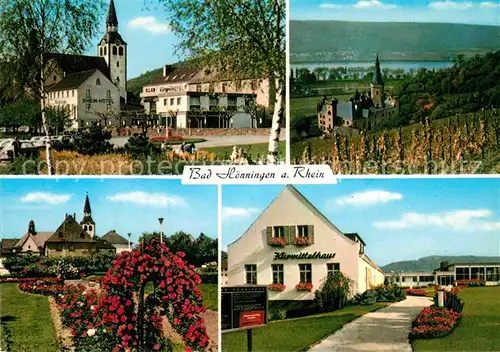 AK / Ansichtskarte Bad Hoenningen Rheinhotel Schloss Kurmittelhaus Kat. Bad Hoenningen