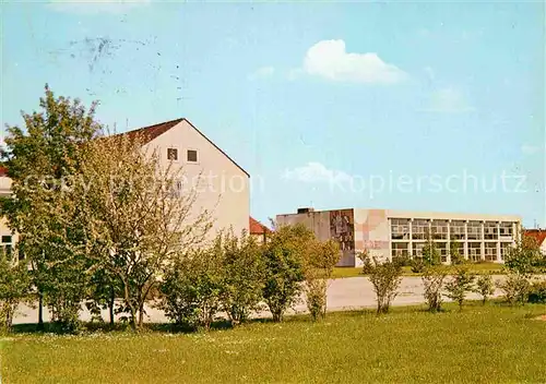 AK / Ansichtskarte Herbertshofen Lech Schule Turnhalle Kat. Meitingen