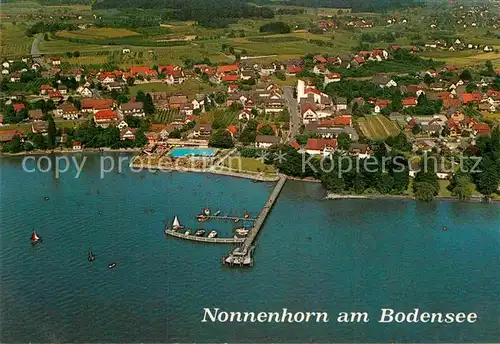 AK / Ansichtskarte Nonnenhorn Bodensee Fliegeraufnahme