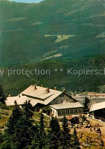 AK / Ansichtskarte Arberschutzhaus auf dem Grossen Arber Kat. Grosser Arber Bayerisch Eisenstein