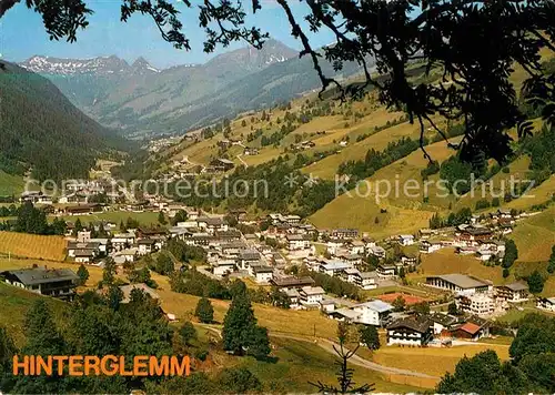 AK / Ansichtskarte Hinterglemm Saalbach mit Gamshang und Tristkogel