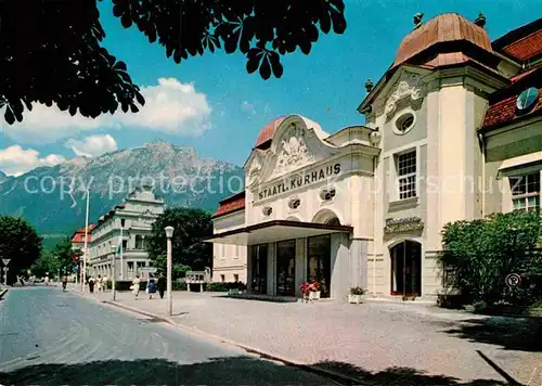 AK / Ansichtskarte Bad Reichenhall Staatl Kurhaus mit Hochstaufen Kat. Bad Reichenhall