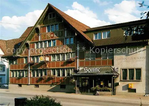 AK / Ansichtskarte Gossau SG Gasthaus Sonne Kat. Gossau SG