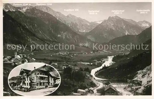 AK / Ansichtskarte Hinterstein Bad Hindelang Gasthof Steinadler Kugelhorn Gaishorn