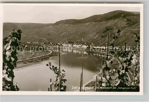 AK / Ansichtskarte Zell Mosel Weinstadt der Schwarzen Katz Kat. Zell (Mosel)