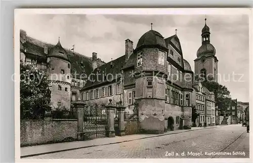 AK / Ansichtskarte Zell Mosel Kurfuerstliches Schloss Kat. Zell (Mosel)