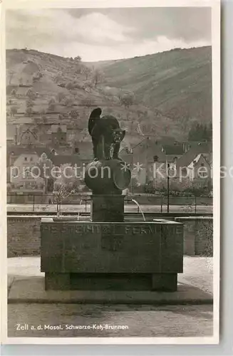 AK / Ansichtskarte Zell Mosel Schwarze Katzbrunnen Kat. Zell (Mosel)