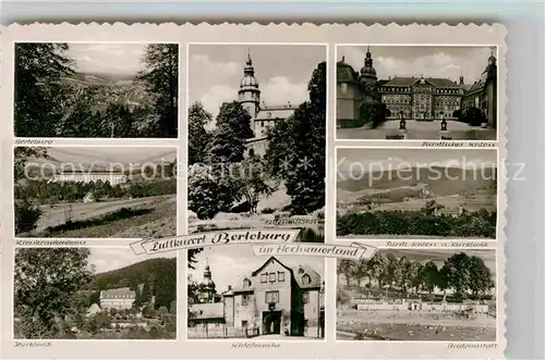 AK / Ansichtskarte Berleburg Bad Kreiskrankenhaus Fuerstliches Schloss Schlosswache Badeanstalt Kat. Bad Berleburg