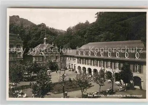 AK / Ansichtskarte Bad Bertrich Wandelhalle Konzertsaal Kat. Bad Bertrich