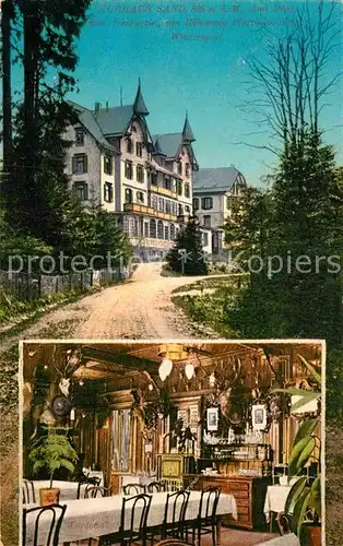 AK / Ansichtskarte Buehl Baden Kurhaus Sand Jagdsaal Kat. Buehl