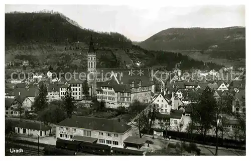 AK / Ansichtskarte Urach Bad Bahnhof Kat. Bad Urach