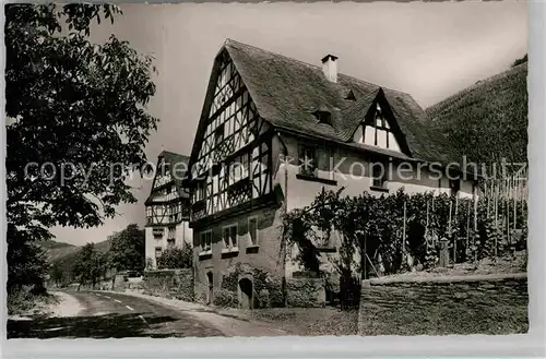 AK / Ansichtskarte Rissbach Fachwerkhaeuser Kat. Traben Trarbach