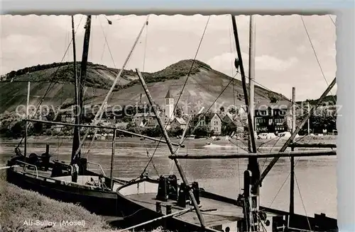 AK / Ansichtskarte Alf Bullay Mosel Schiffe Panorama