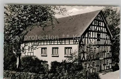 AK / Ansichtskarte Rinthe Fachwerkhaus Kat. Bad Berleburg