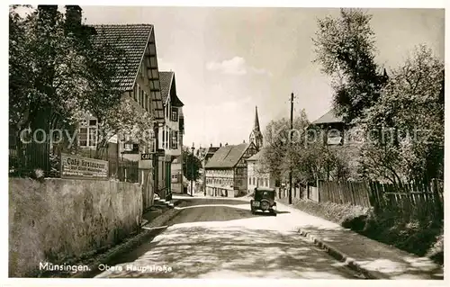 AK / Ansichtskarte Muensingen Obere Hauptstrasse Kat. Muensingen