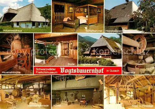 AK / Ansichtskarte Gutach Schwarzwald Vogtsbauernhof Freilichtmuseum  Kat. Gutach