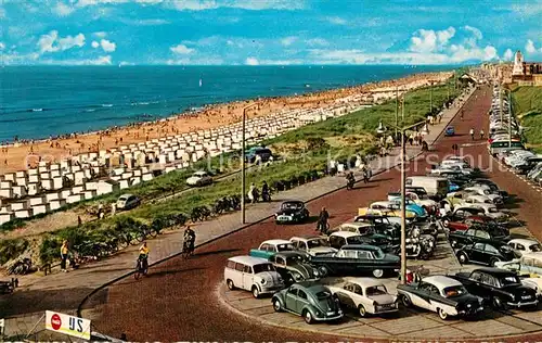 AK / Ansichtskarte Katwijk Seepromenade und Strand Kat. Katwijk