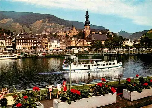 AK / Ansichtskarte Cochem Mosel Blick von Cochem Cond mit Kapuzinerkloster und Winnenburg Kat. Cochem