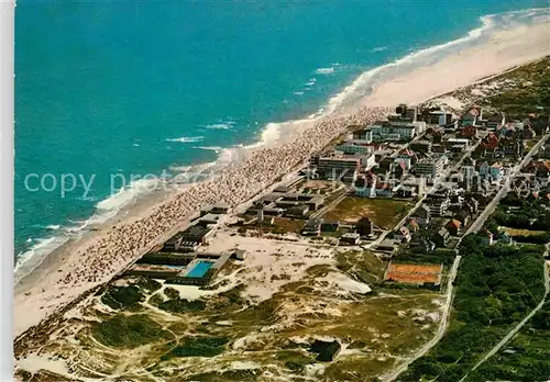 AK / Ansichtskarte Wangerooge Nordseebad Fliegeraufnahme Kat. Wangerooge