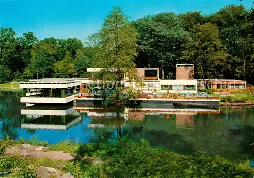 AK / Ansichtskarte Bremen Buergerpark Kaffeehaus am Emassee Kat. Bremen