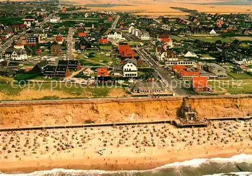 AK / Ansichtskarte Wenningstedt Sylt Fliegeraufnahme Kat. Wenningstedt Braderup (Sylt)