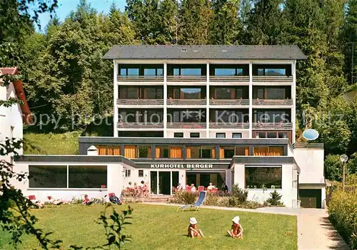 AK / Ansichtskarte Bad Faulenbach Kurhotel Berger Kat. Fuessen