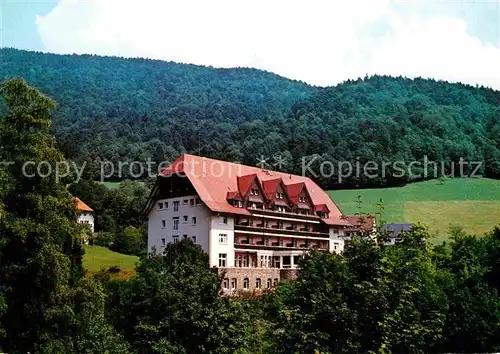 AK / Ansichtskarte Glottertal Sanatorium Kurhaus Glotterbad Kat. Glottertal Schwarzwald