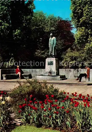 AK / Ansichtskarte Bad Woerishofen Pfarrer Kneipp Denkmal Stempel 150 Jahre Sebastian Kneipp Kat. Bad Woerishofen