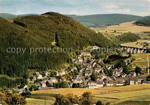 AK / Ansichtskarte Willingen Sauerland Panorama Heilklimatischer Kurort Viadukt Kat. Willingen (Upland)