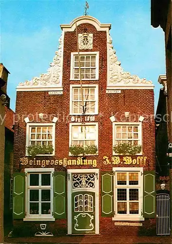 AK / Ansichtskarte Leer Ostfriesland Haus Samson anno 1643 Wollsches Haus Kat. Leer (Ostfriesland)