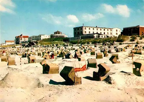 AK / Ansichtskarte Wangerooge Nordseebad Badestrand Kat. Wangerooge