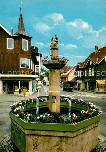 AK / Ansichtskarte Braunlage Am Brunnen Kat. Braunlage Harz