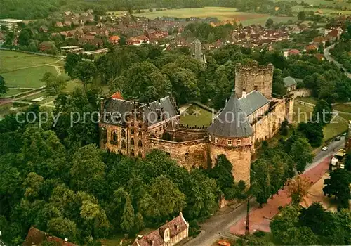 AK / Ansichtskarte Bentheim Bad Fliegeraufnahme Schloss Kat. Bad Bentheim