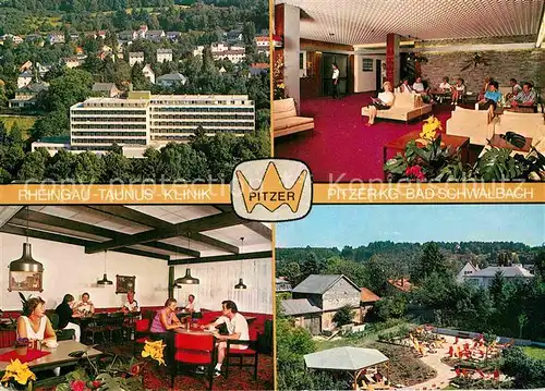 AK / Ansichtskarte Bad Schwalbach Fliegeraufnahme Rheingau Taunus Klinik  Kat. Bad Schwalbach