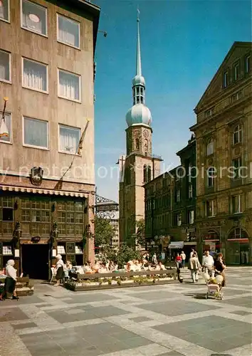 AK / Ansichtskarte Dortmund Reinoldi Kirche und Markt Kat. Dortmund