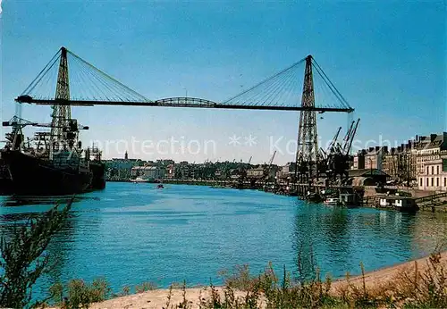 AK / Ansichtskarte Nantes Loire Atlantique Hafen Stahlbruecke  Kat. Nantes