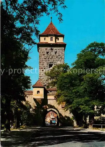 AK / Ansichtskarte Rothenburg Tauber Galgentor Kat. Rothenburg ob der Tauber