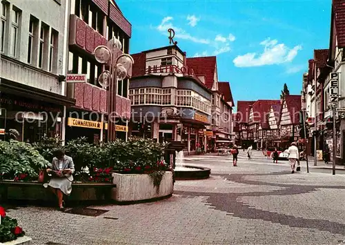 AK / Ansichtskarte Bad Salzuflen Lange Strasse Fussgaengerzone Kat. Bad Salzuflen