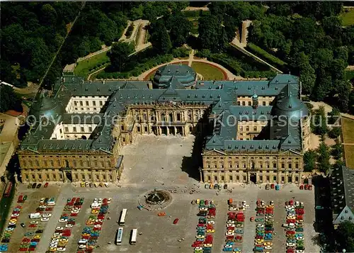 AK / Ansichtskarte Wuerzburg Fliegeraufnahme Residenz Kat. Wuerzburg