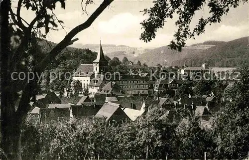 AK / Ansichtskarte Bad Koenig Odenwald Ortsansicht mit Kirche Kat. Bad Koenig