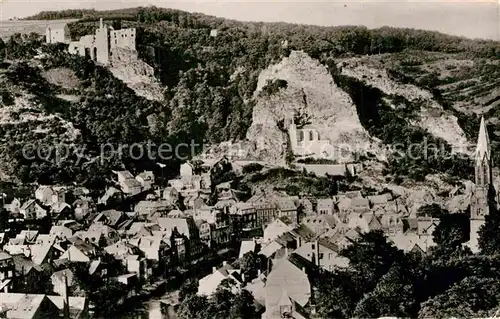 AK / Ansichtskarte Oberstein Nahe Panorama Felsenkirche Burgruine Kat. Idar Oberstein