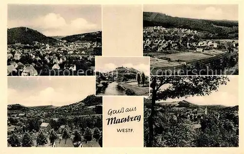 AK / Ansichtskarte Marsberg Sauerland Panorama Kat. Marsberg