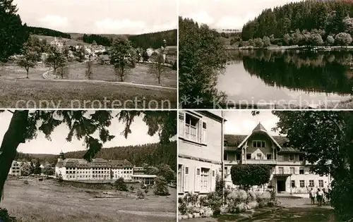 AK / Ansichtskarte Friedenweiler Panorama See Kurhaus Kurort Schwarzwald Kat. Friedenweiler