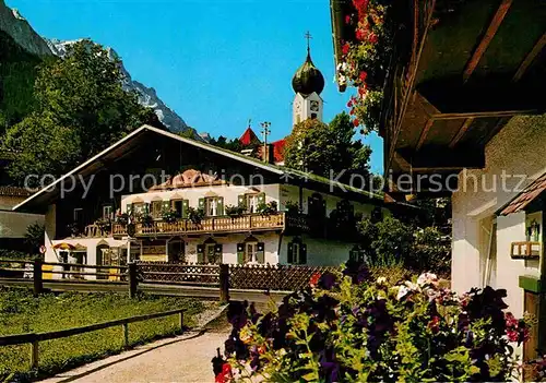 AK / Ansichtskarte Garmisch Partenkirchen Oberbayrisches Bauernhaus Kat. Garmisch Partenkirchen