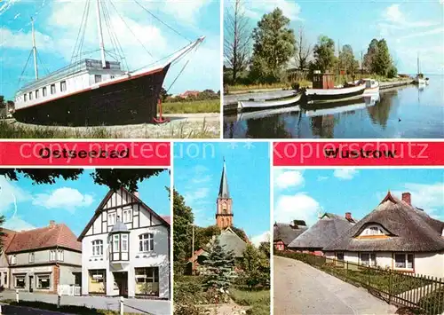 AK / Ansichtskarte Wustrow Ostseebad Betriebsferienheim Plamag Plauen Hafen Hauptstrasse Anlage Neue Strasse Kat. Ostseebad Wustrow