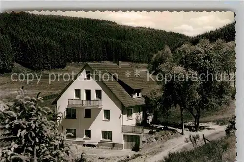 AK / Ansichtskarte Berleburg Bad Pension Guecker Kat. Bad Berleburg