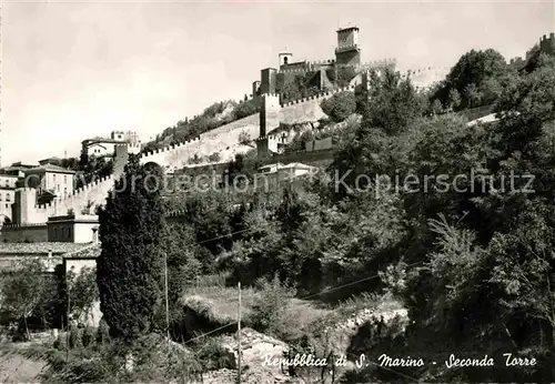 AK / Ansichtskarte San Marino Repubblica Seconda Torre