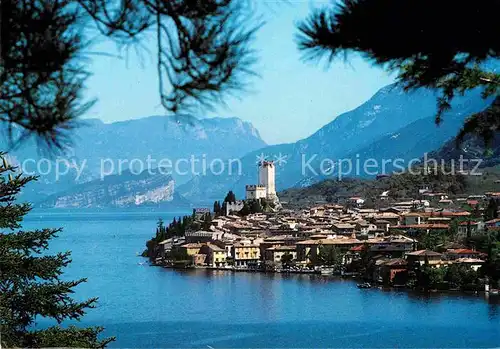 AK / Ansichtskarte Malcesine Lago di Garda Panorama Kat. Malcesine