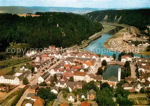 AK / Ansichtskarte Bad Karlshafen Fliegeraufnahme Kat. Bad Karlshafen